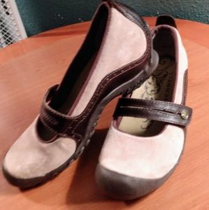 Merrell Ladies Dark Taupe Wedge with Strap 7.5US